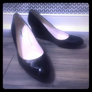 LK Bennett classic patent wedges (display, reposh)
